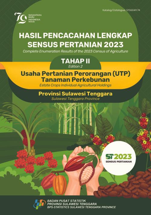 Complete Enumeration Results of the 2023 Census of Agriculture - Edition 2: Estate Crops Individual Agricultural Holdings Sulawesi Tenggara Province