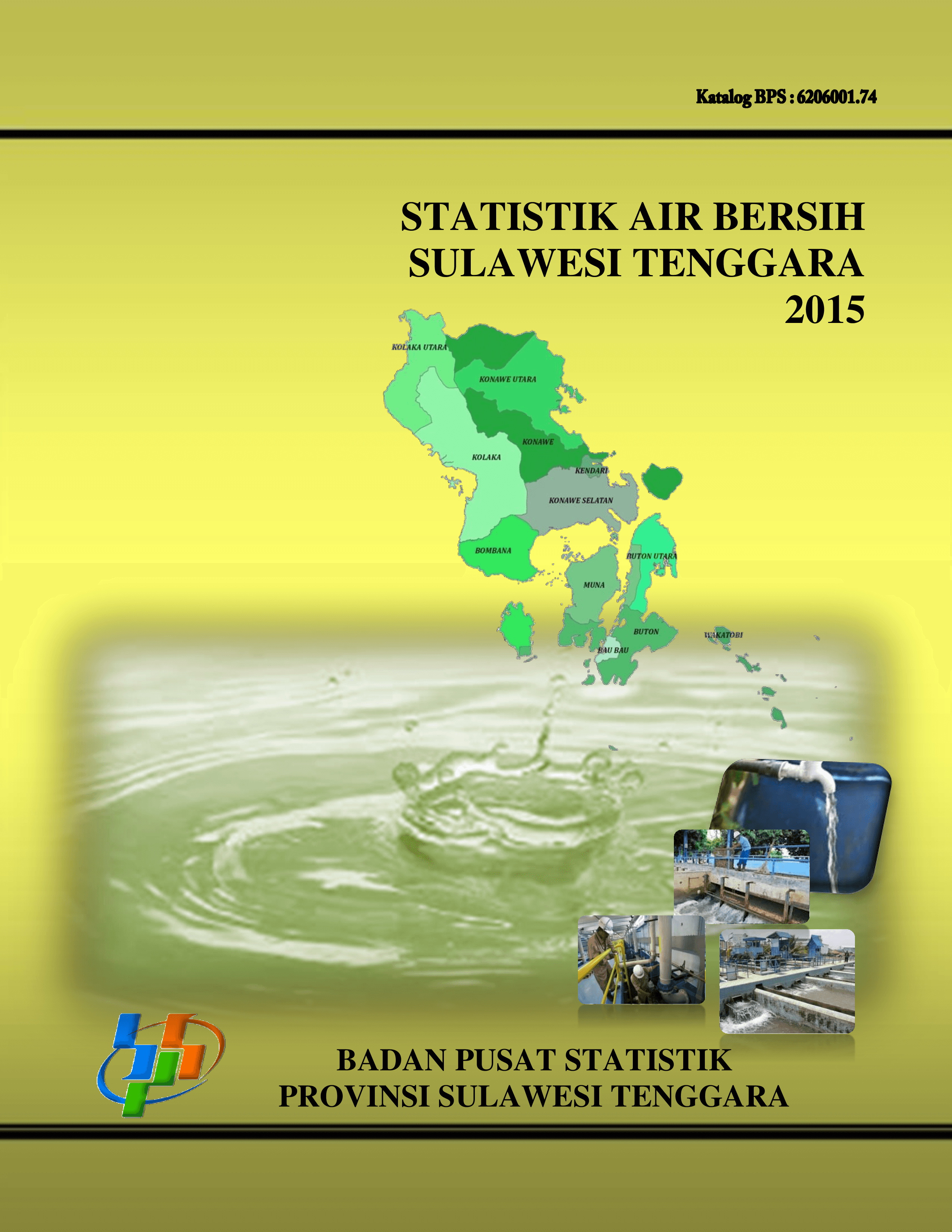 Statistik Air Bersih Sulawesi Tenggara 2015