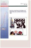 Keadaan Ketenagakerjaan Provinsi Sulawesi Tenggara 2002