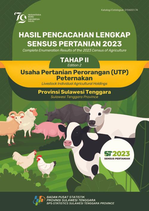 Hasil Pencacahan Lengkap Sensus Pertanian 2023 - Tahap II: Usaha Pertanian Perorangan (UTP) Peternakan Provinsi Sulawesi Tenggara