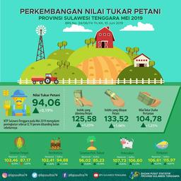 NTP Sulawesi Tenggara Pada Mei 2019 Tercatat 94,06