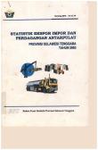 Statistik Ekspor Impor Dan Perdagangan Antar Pulau Provinsi Sulawesi Tenggara Tahun 2003