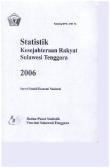 Statistik Kesejahteraan Rakyat Sulawesi Tenggara 2006