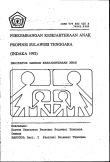 Development of Child Welfare in Southeast Sulawesi Province 1992