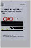 Statistik Kriminal Provinsi Sulawesi Tenggara 1993