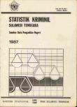 Statistik Kriminal Sulawesi Tenggara 1987