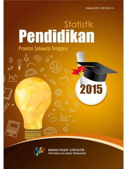 Statistik Pendidikan Provinsi Sulawesi Tenggara 2015