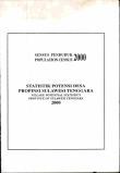 Statistik Potensi Desa Provinsi Sulawesi Tenggara 2000