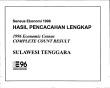 Hasil Pencacahan Lengkap Sensus Ekonomi 1996 Sulawesi Tenggara