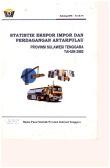 Statistik Ekspor Impor Dan Perdagangan Antar Pulau Provinsi Sulawesi Tenggara Tahun 2002